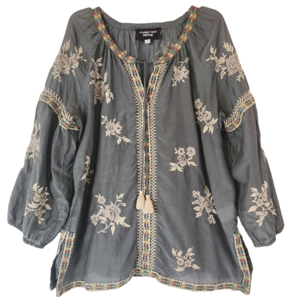 johnny was maya peasant blouse